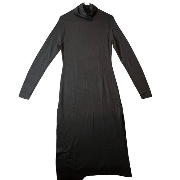 Peruvian Connection Women’s Audrey Dress Size M Alpaca Silk Blend Black - Picture 1 of 7